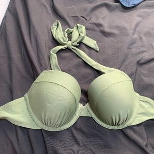 LIKE NEW AERIE GREEN BIKINI TOP! WORN 1x